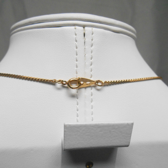 Artistry gold tone triple chain bottom necklace - Picture 4 of 5
